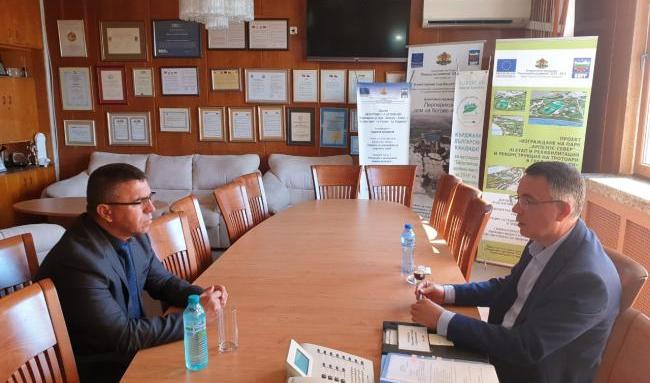 Хасан Азис се срещна с новия директор на ОДМВР-Кърджали